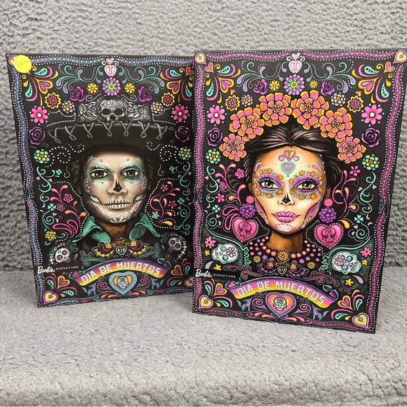 NIB 2024 Mattel Barbie/Ken dia de los muertos Dolls Figures Day Of The Dead - Picture 5 of 6